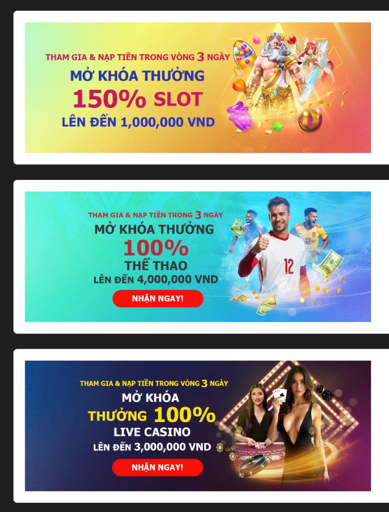 Cách Đăng Ký Nhà Cái 12bet Nhận Khuyến Mãi Cực Nhanh 3 Nạp tiền lần đầu để mở khóa khuyến mãi